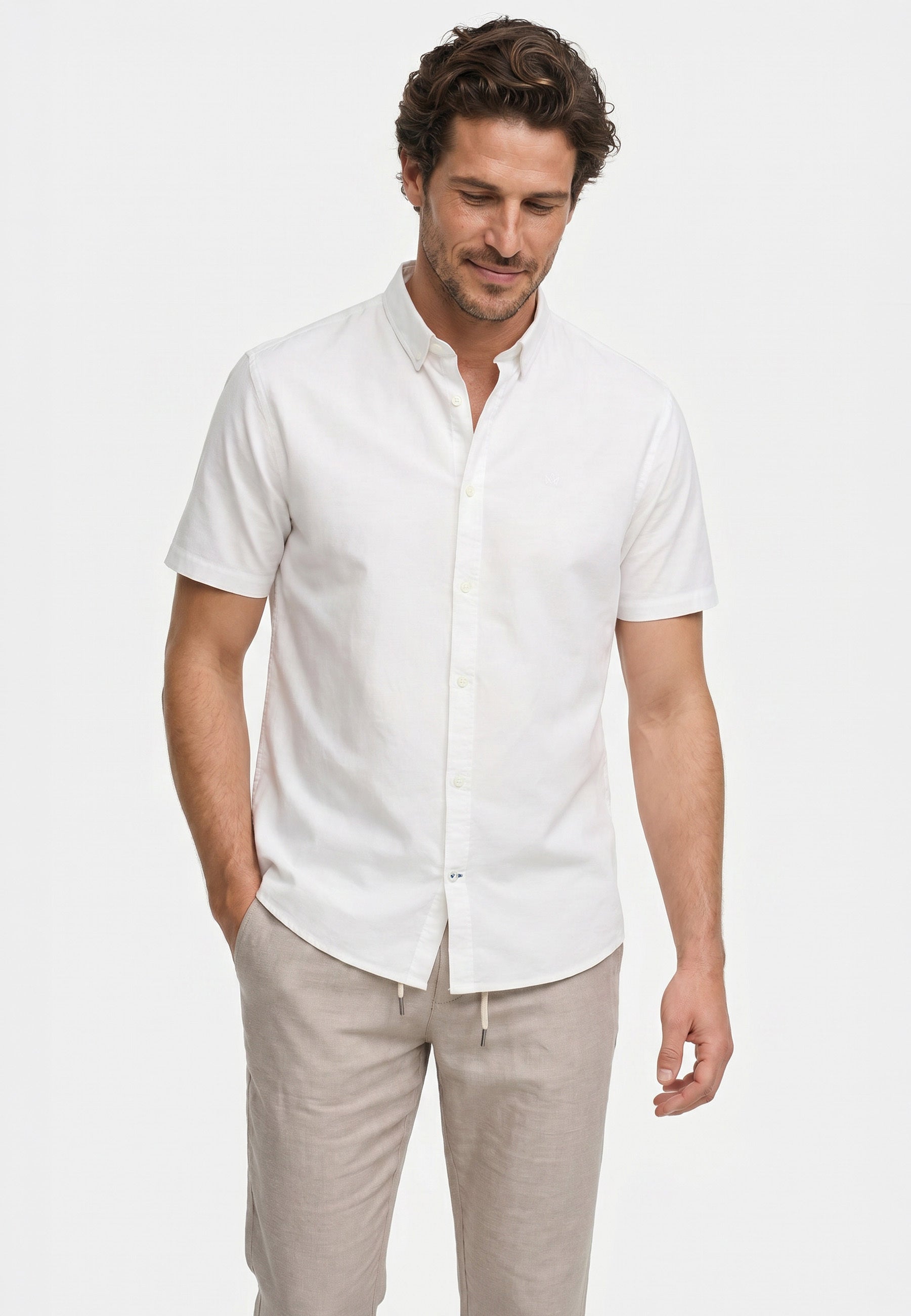 Hemd Kurzarm KSAsk Offwhite Produktbild