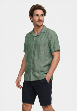 Hemd Kurzarm KSAyers Hedge Green Produktbild