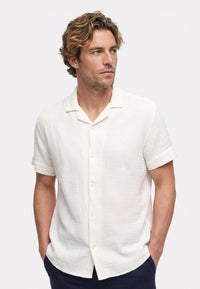 Hemd Kurzarm KSAvery Offwhite