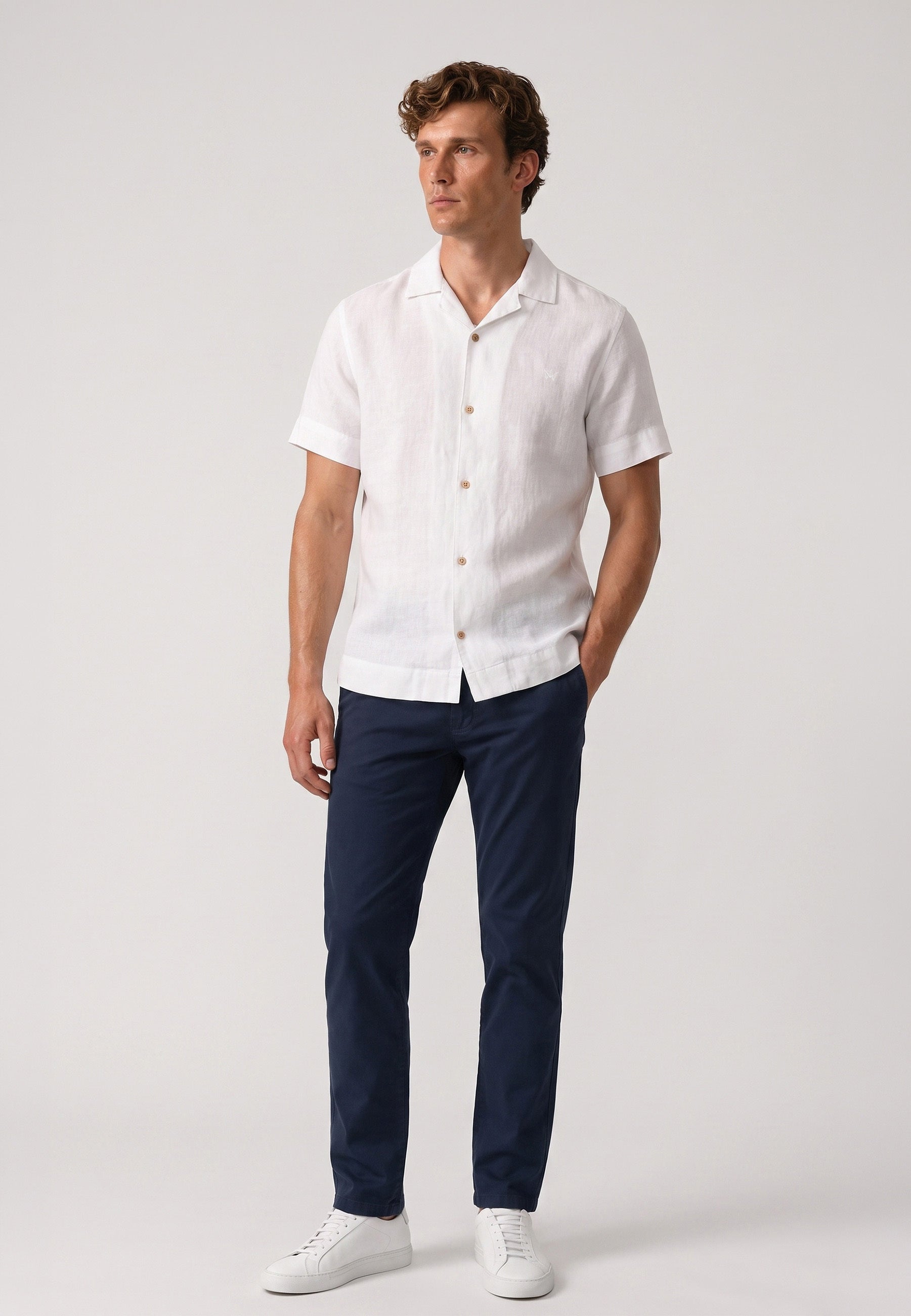 Hemd Kurzarm KSAyers Offwhite