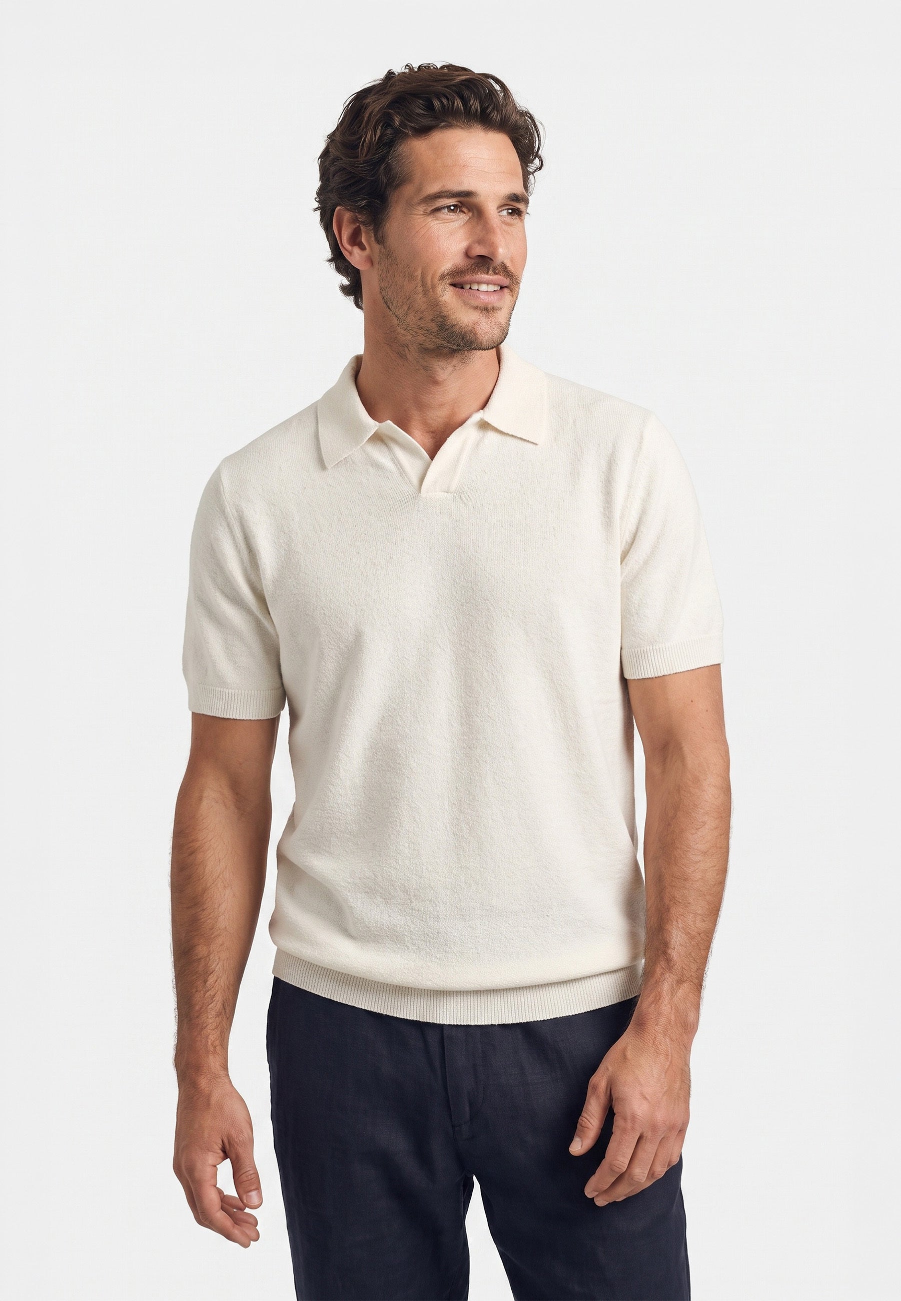 Poloshirt KSBlake Strick Vanilla Ice