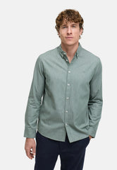 Hemd Langarm KSHarnmark Deep Lichen Green