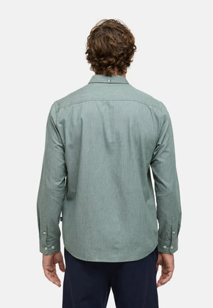 Hemd Langarm KSHarnmark Deep Lichen Green Produktbild