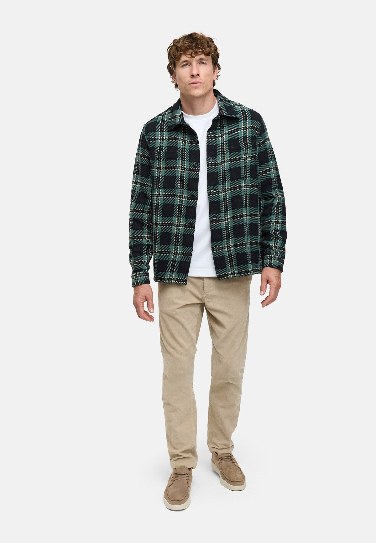 Hemd Langarm KSNorroth Kariert Sagebrush Green Produktbild