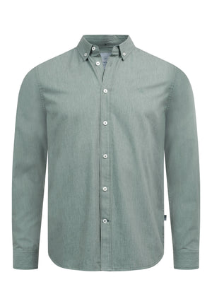 Hemd Langarm KSHarnmark Deep Lichen Green Produktbild