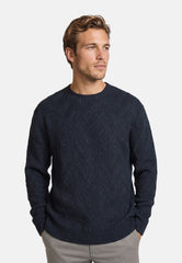 Pull en maille KSPollard col rond Sky Captain