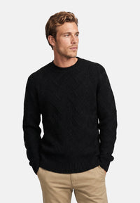 Pull en maille KSPollard col rond noir