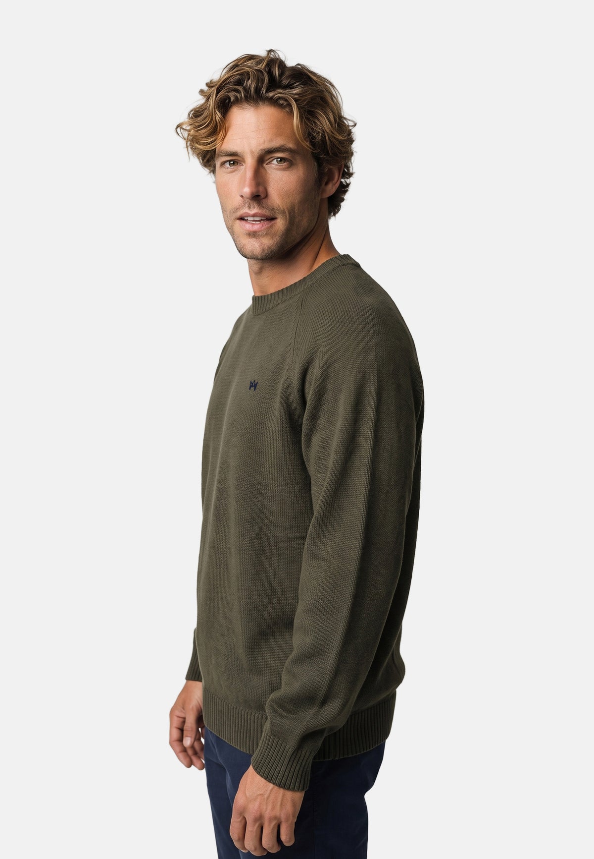 Strickpullover KSLarson Strick Crew Neck Mayfly Mix Produktbild