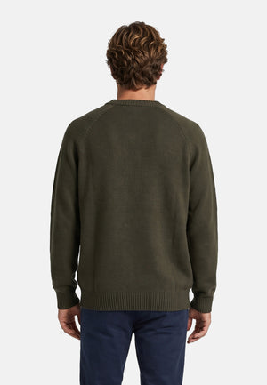 Strickpullover KSLarson Strick Crew Neck Mayfly Mix Produktbild