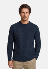 Pull en maille KSWard col rond Sky Captain