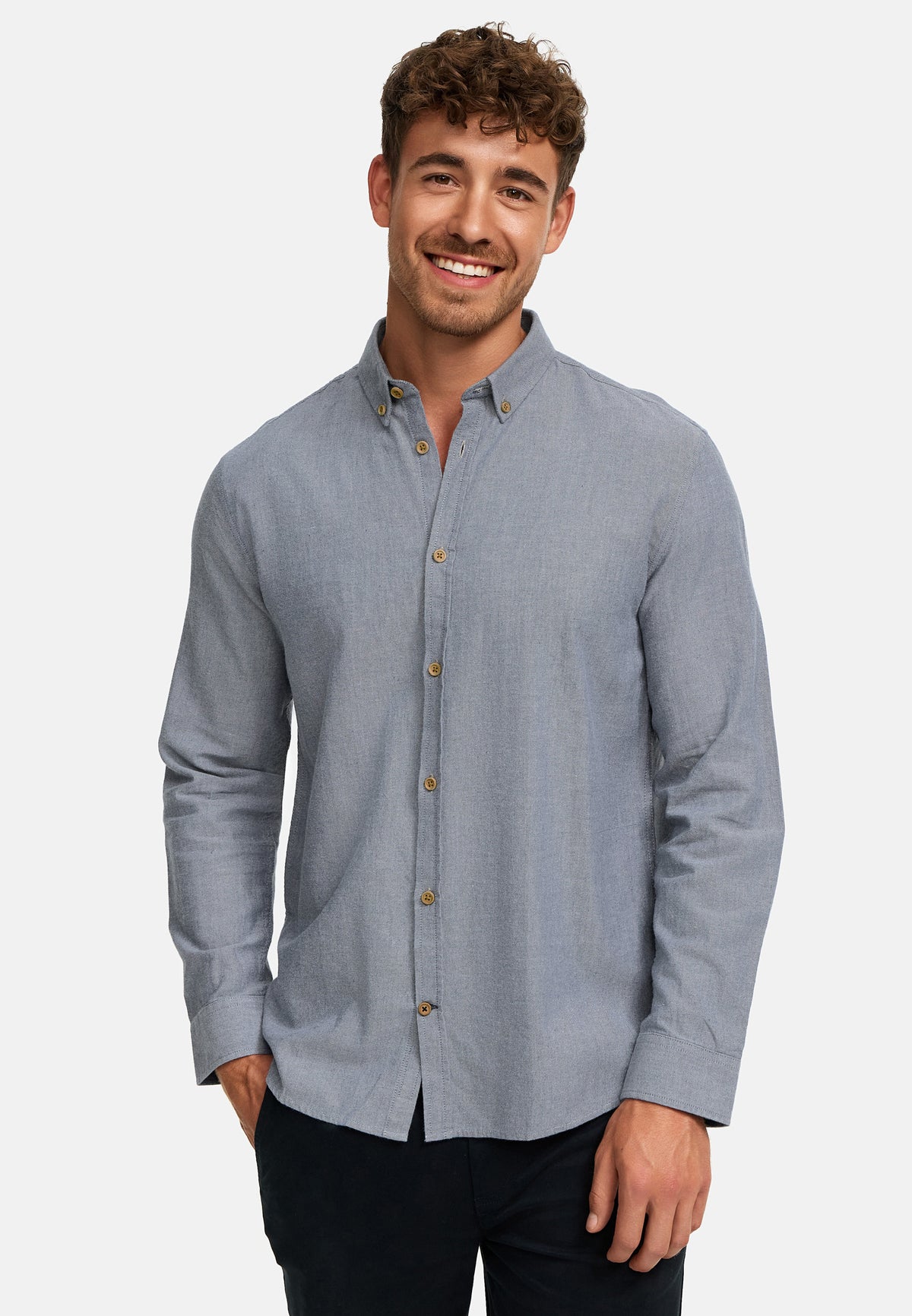 Shirt Long Sleeve KSJohan Diego Navy Mix
